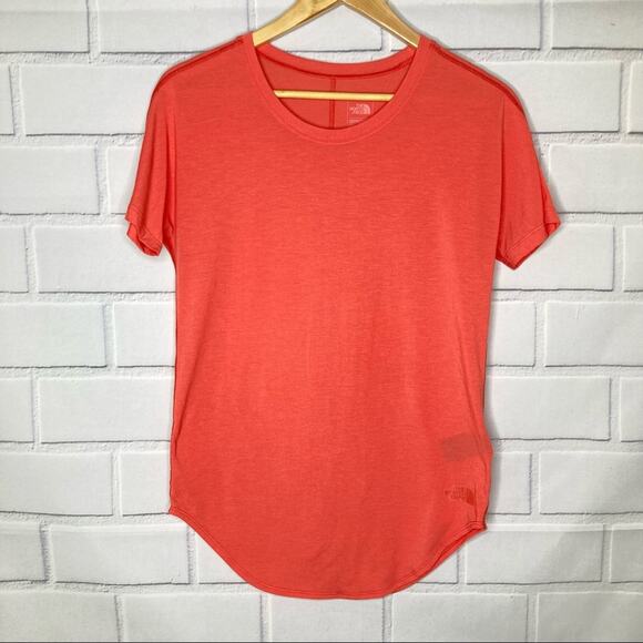 The North Face Workout Spiced Coral T-Shirt Blouse Size XS #NF0A3LMDHEY - Picture 13 of 13